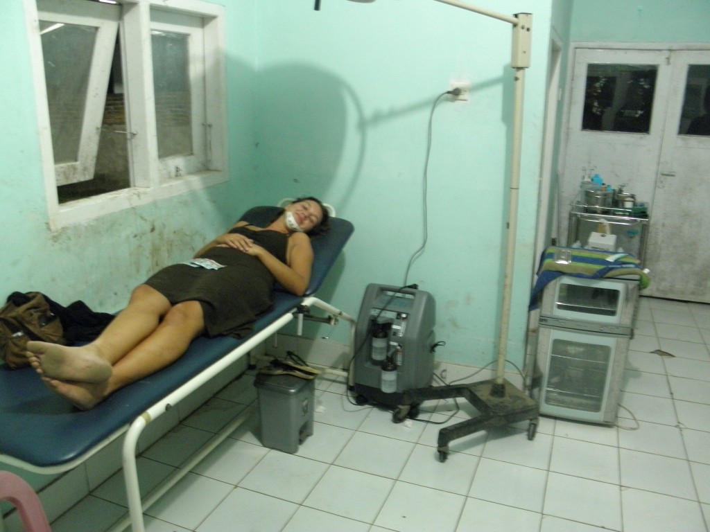 Photo prise dans un hopital a bali pendant un voyage en indonesie