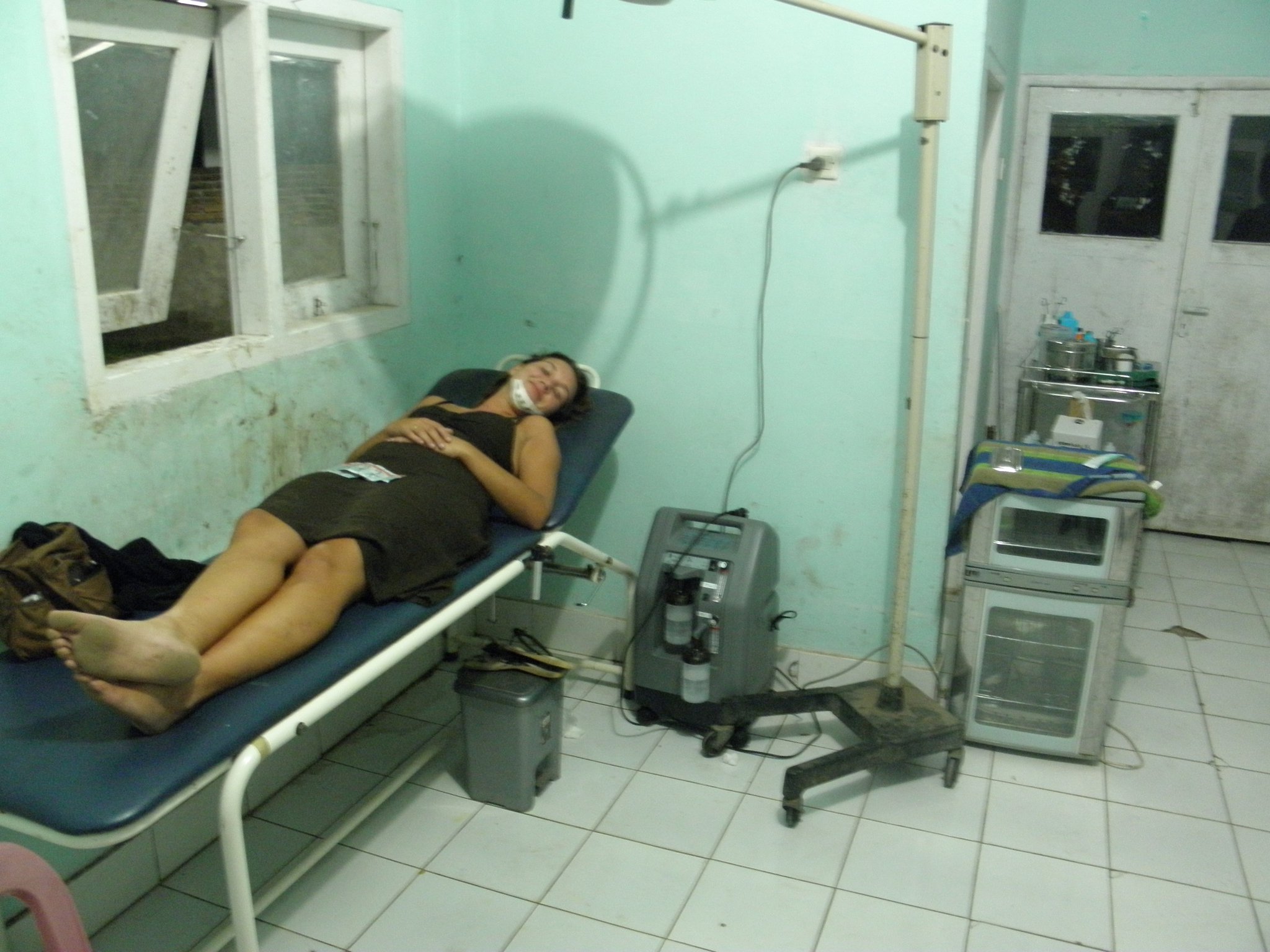 Photo prise dans un hopital a bali pendant un voyage en indonesie