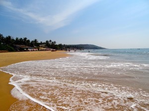 Photo de la plage de Calangute a goa en Inde