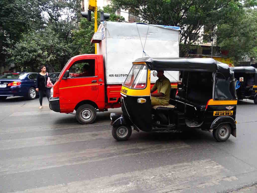 Un Rickshaw à Mumbai en Inde