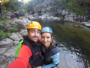 Canyoning dans les gorges du chassezac en Lozère