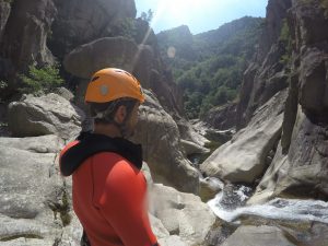Canyoning dans les gorges du chassezac en Lozère