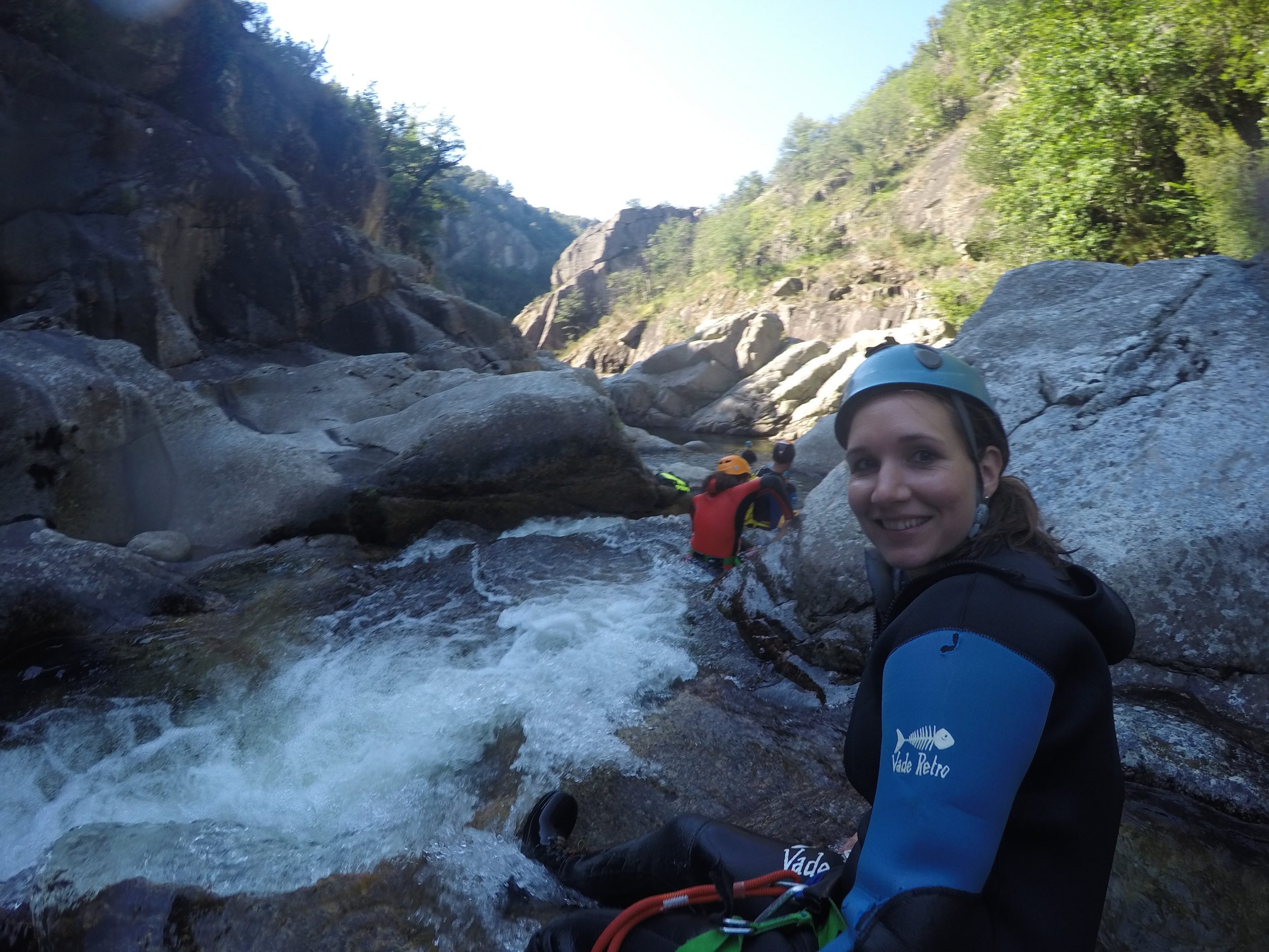 Canyoning dans les gorges du chassezac en Lozère